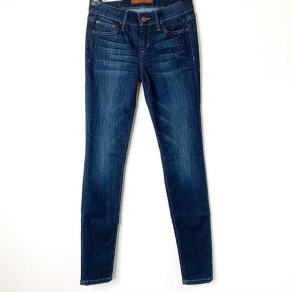 Anthropologie Joe's Jeans Skinny Jeans Dark Wash Denim High mid rise Size 26 - Picture 2 of 15